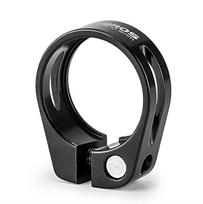 Bicycle clamp for seatpost 272 and 286 mm under saddle with screw, black