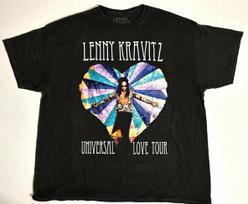 Lenny Kravitz Universal Love Tour Roko marškinėliai Oversize Nauji XL