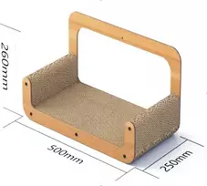 Kartoninė draskyklė katėms 40 x 25 x 40 cm