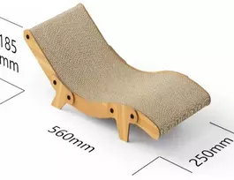 Kartoninė draskyklė katėms 50 x 25 x 26 cm
