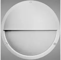 Sieninis šviestuvas Solar Plus „Ocus II“ pusės gaubto šviestuvas, 1xE27, baltas, Ø265 mm. – PROFESIONALUS.