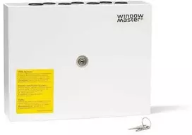WINDOWMASTER kompaktiškas priešgaisrinės apsaugos pultas, skirtas gaisro vėdinimui kartu su komforto vėdinimu. Maks. 4 A vienai gaisro grupei arba vėdinimo grupei.
