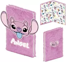 Pyramid Paso Lilo ir Stitch Angel - pliušinis užrašų sąsiuvinis A5 14,8x21