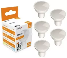 Avide LED lemputė 7W GU10 4000K 5vnt