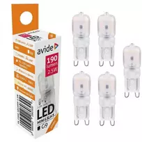 LED lemputė 2.5W G9 AVIDE 5vnt