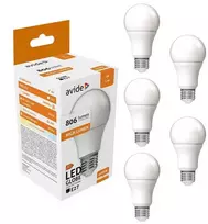 Avide LED lemputė 8W A60 E27 4000K 5vnt