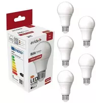 Avide LED lemputė 8W A60 E27 3000K 5vnt