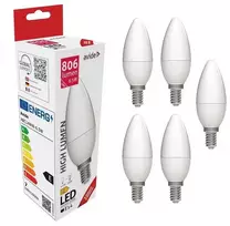 Avide LED lemputė 6.5W B35 E14 3000K 5vnt