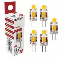 LED lemputė Avide 1.2W G4 2700K 5vnt