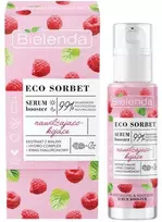 Bielenda Eco Sorbet Raspberry Booster veido drėkinamasis ir raminantis serumas 30 ml