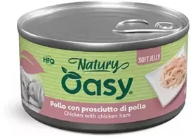 Oasy Natury minkšta želė vištiena su kumpiu 150gr