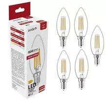 LED lemputė AVIDE 6.5W E14 2700K 5vnt