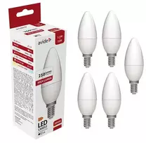Avide LED lemputė 2.5W B35 E14 3000K 5vnt