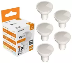 Avide LED lemputė 7W GU10 4000K Dimmable 5vnt