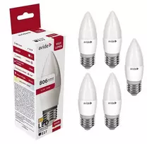 Avide LED lemputė 6.5W E27 3000K 5vnt
