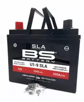 Universalus AKUMULIATORIUS GELINIS (AGM) 12V 32Ah KAIRINIS PLIUSAS 192 mm x 121 mm x 174 mm