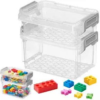 Plastikinė dėžutė - 55x45x15mm - Uždara talpykla - Organizatorius