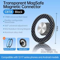 Magnetic 17mm Ball Head Phone Holder for MagSafe juoda