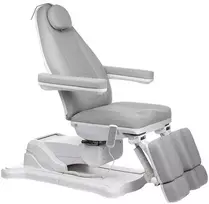 Beauty System Elektrinis kosmetologinis krėslas Mazaro BR-6672A light pilkas