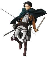 RAH Real Action Heroes Attack on Titan Levi Scale ABS Painted Movable Figure First Production Limited Edition 1/6 & ATBC-PVC (Includes Parts)