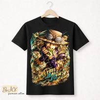 Anime Jojo Bizarre Adventure Steel Ball Run Gyro Zeppeli T Shirts Men's Women Casual Cotton Short Sleeves Oversized T-shirts S juoda
