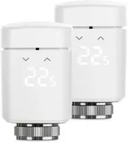 Eve Systems Eve Thermo – išmanusis radiatoriaus termostatas, dvigubas paketas (materija)