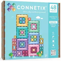 CONNETIX - Magnetinis konstruktorius - 48d. Pastel Portal Pack