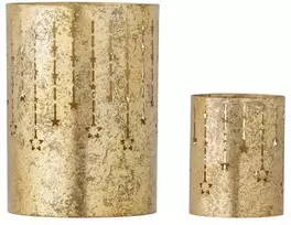 BLOOMINGVILLE Mista arbatinės žvakutės laikiklis, auksinis, metalinis