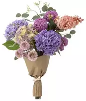 BLOOMINGVILLE Edge puokštė, violetinė, dirbtinės gėlės