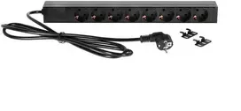 Elektros šakotuvas Adam Hall RACK PDU 8S