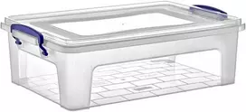 Michelino 40021 Dėžutė, skaidri, 10L. Matmenys: 41 x 28 x 12 cm.