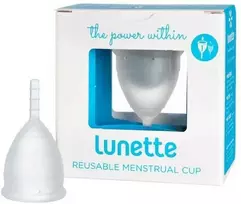 Lunette Menstrual Cup Clear - 1 modelis