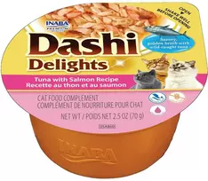 CIAO Dashi Delights tunas su lašiša šilkiniame sultinyje,70g