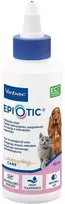 Gyvūnų priežiūra - VIRBAC EpiOtic ausų valiklis (skystas tirpalas šunims ir katėms, 60 ml)