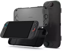 Dėklas Spigen Thin Fit 360, frost juodas - Nintendo Switch 2