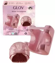GLOV_SET „Dream On“ – nuostabi atlasinė plaukų kepuraitė + puošiamoji naktinė pagalvė