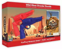 „Imp Tech Wild West“ šaudyklės žaidimas – dviejų „Wild West Shooter Revolver“ rinkinys (CIB) „Nintendo Switch 2“