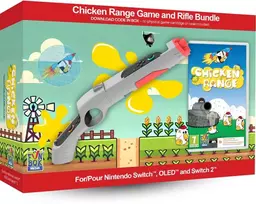 „Imp Tech Chicken Range“ žaidimas – (kodas dėžutėje) su šautuvų rinkiniu „Nintendo Switch 2“