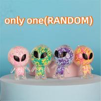 1pcs Mini Squishy Alien Toys Bunny Squeeze Toy Stress Relief Toy for Party Favors Funny Outer Space Creature Balls Fidget Toy