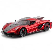 1:24 KNSG Jesko Absolut Super Sportinio Automobilio Lydinio Metalo Lieto Modelio Automobilių Kolekcija Hobis Vaikams Vaikų Žaislas Berniukui Gimtadienio Dovana raudona