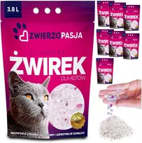 ZWIERZOPASJA silikoninis kačių kraiko rinkinys 8 x 3,8 L