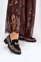 Vinceza Leopardo rašto stilingi bateliai
