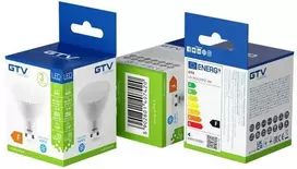 GTV LED ŠVIESOS šaltinis, A-G, SMD 2835, GU10, 6400K, 3,5W, AC180-250V, 120°, 350lm, 38mA