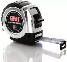 Ruletė BMI twoCOMP Chrom (8 m), SB pakuotė