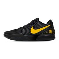 Nike Ja Morant 2 Abrasion Resistant Low top Basketball Shoes Men's Black Gold FD7327-003(team741-) 40.5