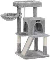 Songmics Kačių medis 48x48x96 cm Pilkas drožlių plokštė