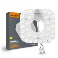 Lubinis šviestuvas Magnetinis LED modulis plafonams 20W 2700Lm 3000-4000-6500K IP20, VIDEX VL-MLC-20C – Magnetinis fiksavimas senų šviestuvų modernizavimui
