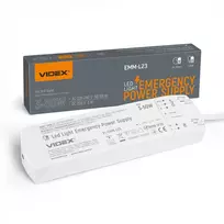 Lubinis šviestuvas Avarinio LED šviestuvo maitinimo šaltinis 3-50W, Li-Ion 2x18650, 3.7V, 2200mAh, VIDEX VL-EMM-L23 – Užtikrina šviestuvo veikimą dingus elektrai