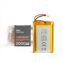 Akumuliatorius 3.7V 2000mAh VIDEX VLF-B103450-20 | sidabrinis – atsarginis akumuliatorius H025C, H035C ir H045Z