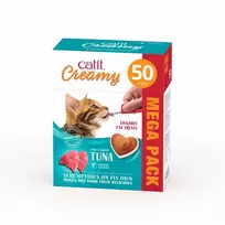 Catit - Creamy Premium Treat for Cats - Tuna - Mega Pack (50x10g)